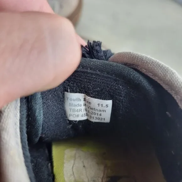 Vans Shoes Boys Size 11.5 Brown Lace Up Walking Low Top Man Made Comfort Sneaker - Picture 9 of 15